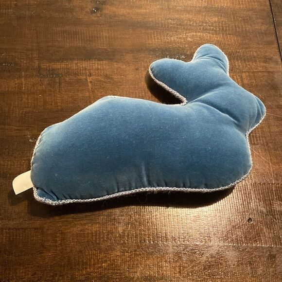 Vintage Lilian Vernon Embroidered Bunny Pillow with Floral Design - Picture 2 of 4